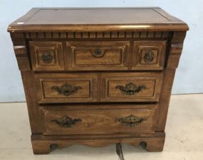 Early American Style Three Drawer Chest