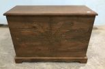 Primitive Style Wheat Design Lift Top Trunk