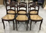 Six Vintage Mahogany Duncan Phyfe Dinning Chairs