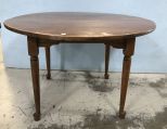 Vintage Maple Round Dining Table