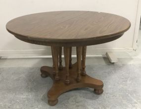 Pressed Wood Illuminated Wood Round Dinning Table