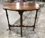 Vintage Mahogany Parlor Lamp Table