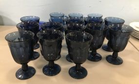 Blue Glasses and Plates