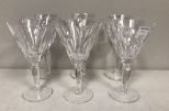 Six Waterford Wine Glasses