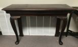 Vintage Queen Anne Wall Console Table