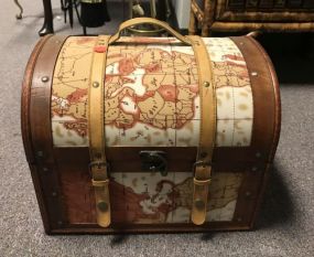 Decorative Strapped Trunk