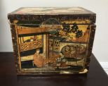 Vintage Oriental Hand Painted Box