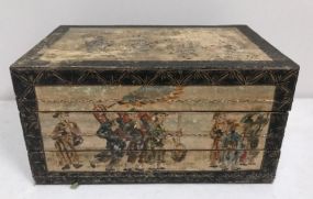 Vintage Oriental Stack Storage Box