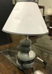 Contemporary Style Glass Lamp
