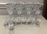 Group of Clear Glass Stemware