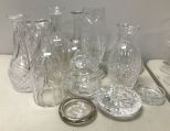 Group of Pressed and Clear Glasses