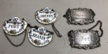 Liquor Decanter Tags