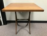Vintage Square Top Occasional Table