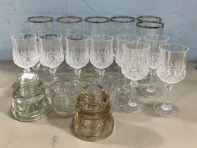 Assorted Group of Glasses and Stemware