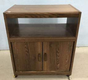 Pressed Wood Microware/TV Cart