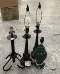 Four Decorative Table Lamps