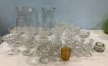 Assorted Clear Glass Lot