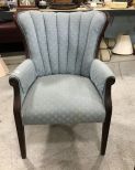 Mahogany Upholstered Arm Chair