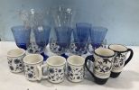 Group of Glass Vases, and Cups