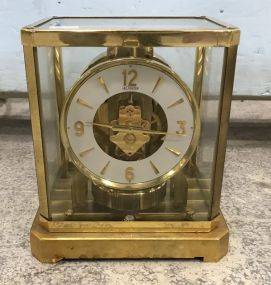 LeCoultre Atmos Perpetual Motion Clock Brass & Glass
