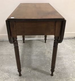 Early Walnut Drop Leaf Table