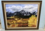 Oil Painting of Mountain Landscape by Marilyn Innman