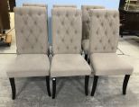 Ashley Furniture New Six Upholstered Dinning Chairs