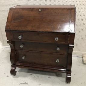 Antique Empire Style Secretary Desk