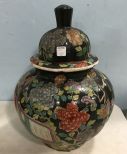 Modern Chinese Large Hand Painted Urn