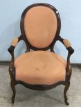 Vintage French Style Arm Parlor Chair