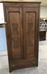 Vintage Oak Wardrobe