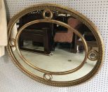 New Gold Gilt Oval Wall Mirror