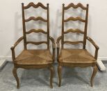 Pair of Country French Style Arm Chairs