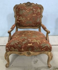 Miskelly Antique Reproduction French Arm Accent Chair