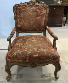 Miskelly Antique Reproduction French Arm Accent Chair