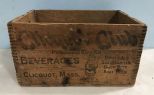Vintage Clicquot Club Beverage Crate
