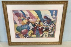 Canton Flea Mark Print by Perry Ritchie