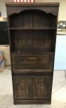 Pressed Wood Bookshelf Secretary