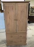 Sauder New Oak Finish Entertainment Center