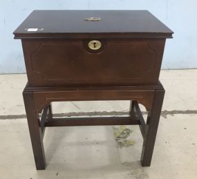 Modern Antique Style Storage Box and Stand