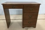 Harcraft Mahogany Kneehole Desk