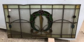 Leaded Stained Glass Panel