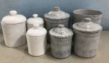 7 Assorted Canisters