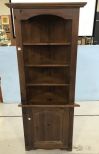 1970's Pine Corner Cabinet