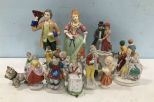 Group of Porcelain Occupied Japan Figurines