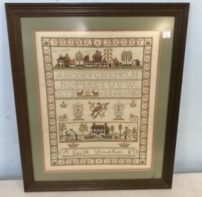 1987 Edith Windham Needle Point Sampler