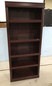 Used Cherry Pressed Board Bookcase