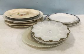 Large Group of Porcelain Platters