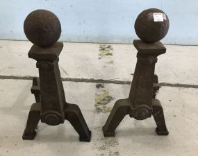 Old Iron Andirons