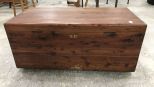 Vintage Cedar Storage Trunk